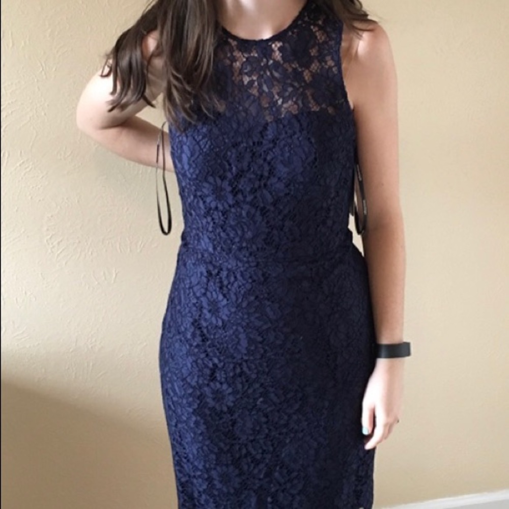 Weddington Way Bridesmaids Dress Navy sz4